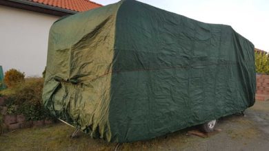 Wohnwagen Abdeckplane Schutzhülle für den Winter