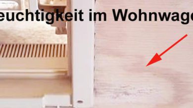 Wohnwagen Wasserschaden erkennen & reparieren