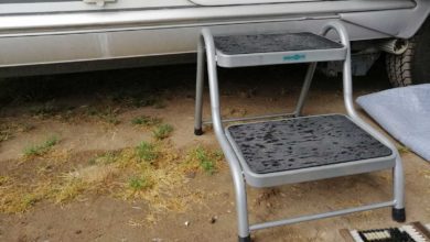 Einstiegshilfe Wohnwagen Trittstufe als rutschfester Aufstieg