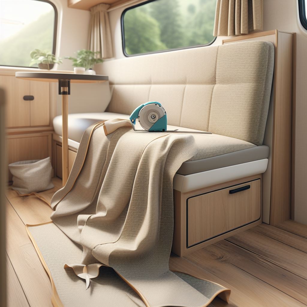 Ohne Nähen Wohnwagenpolster Neu Beziehen