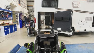 Schwerlastauszug im Camper