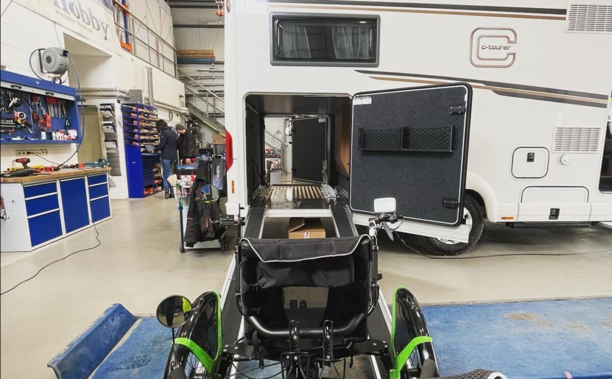 Schwerlastauszug im Camper