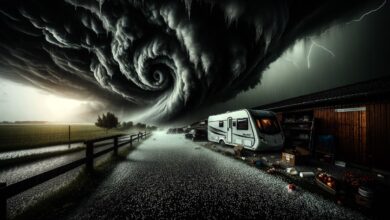 Hagelschaden am Wohnwagen - Welche Wertminderung?