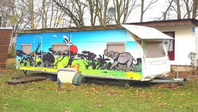 Wohnwagen Schutzdach - Schutz vor Regen, Schnee & Sonne