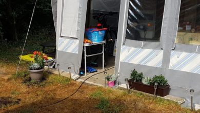 Feste Vorzelte winterfest und mit Fenster