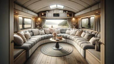Luxus Wohnmobile mit Hecksitzgruppe