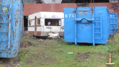 Wohnwagen Anhänger verschrotten