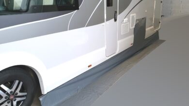 Bodenschürze Wohnmobil selber machen & befestigen