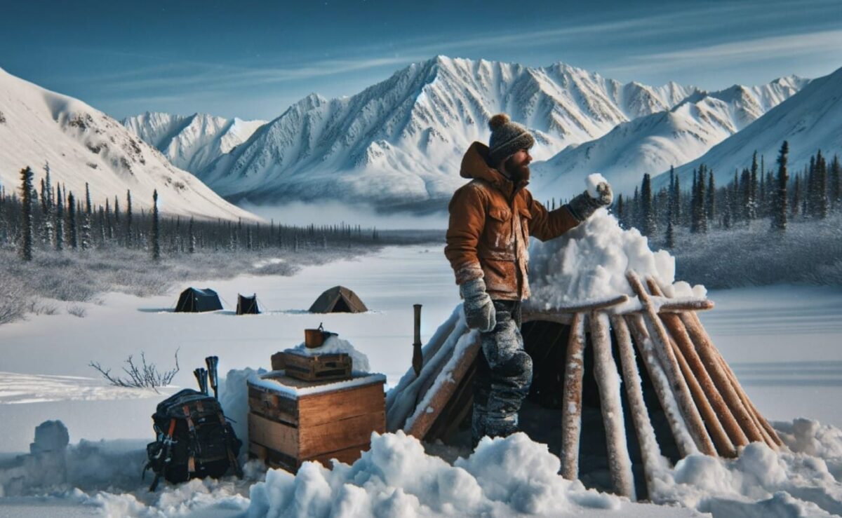 Überleben im Schnee: Ein Camping-Abenteuer