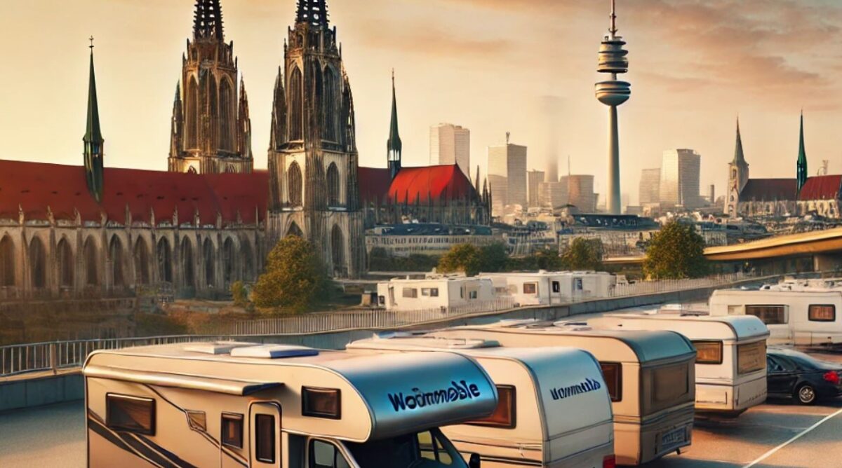 Kostenloser Uebernachtungsparkplatz in Muenchen fuer Wohnmobile