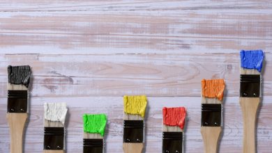 Wohnwagen Möbel streichen und mit Farben verschönern